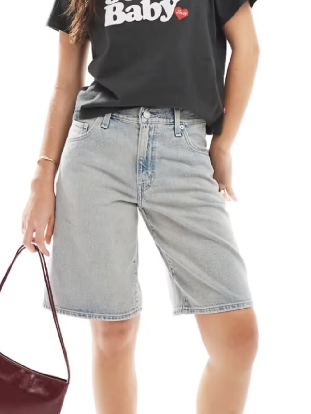Levi's Jorts  Baggy Dad  Boss Business  Size 26 Nwt